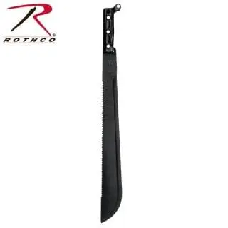 Rothco 18" GI Style Machete w/ Sawback