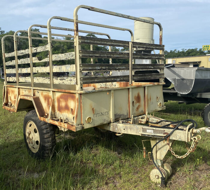 USED - Military Trailer With Frame - No Cover